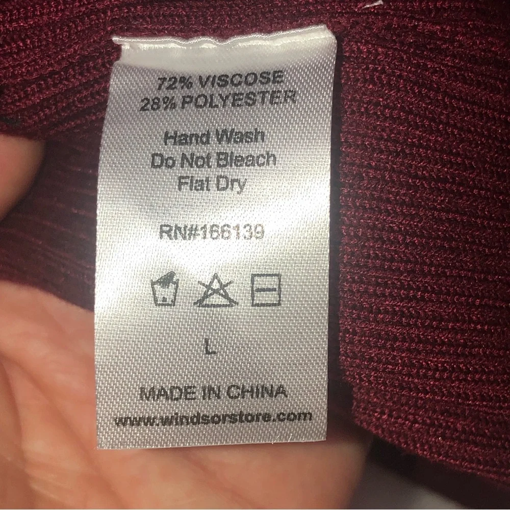 One Shoulder Sweater Dress- size large- NWT $35 - Picture 6 of 7